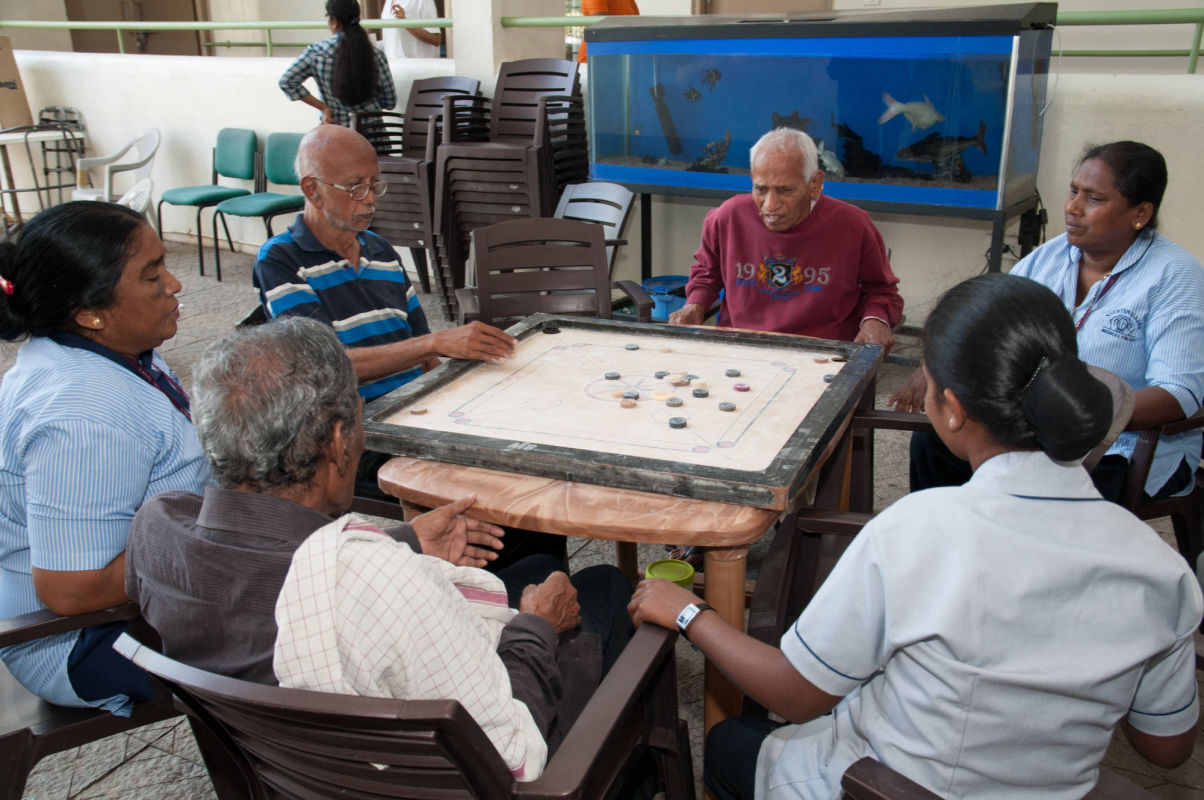 Persons with Dementia being engaged in activities at NCAA