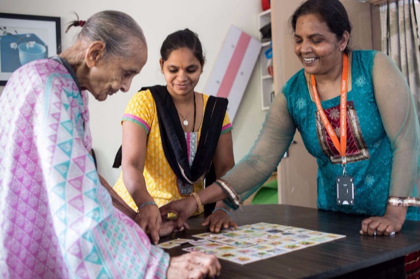 Games played by volunteers with our elders