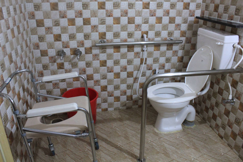 Safe bathrooms for residents at Nightingales Trust Tanya Mathia Elder Care Centre