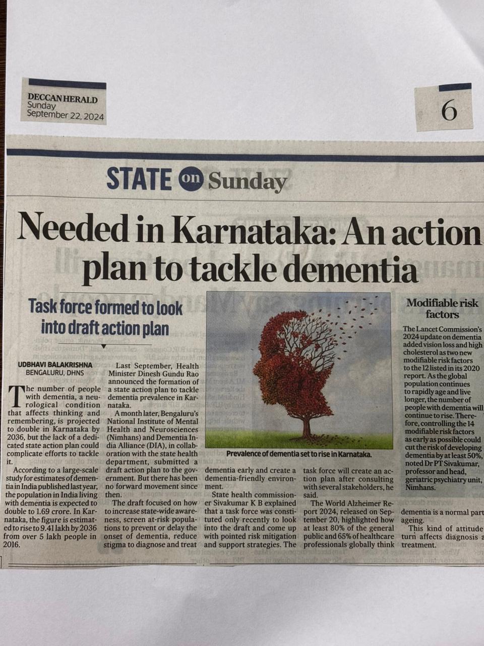 Needed in Karnataka: An action plan to tackle dementia