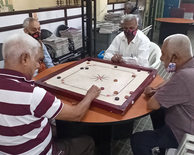 Person's with Dementia being engaged in activities at NCAA