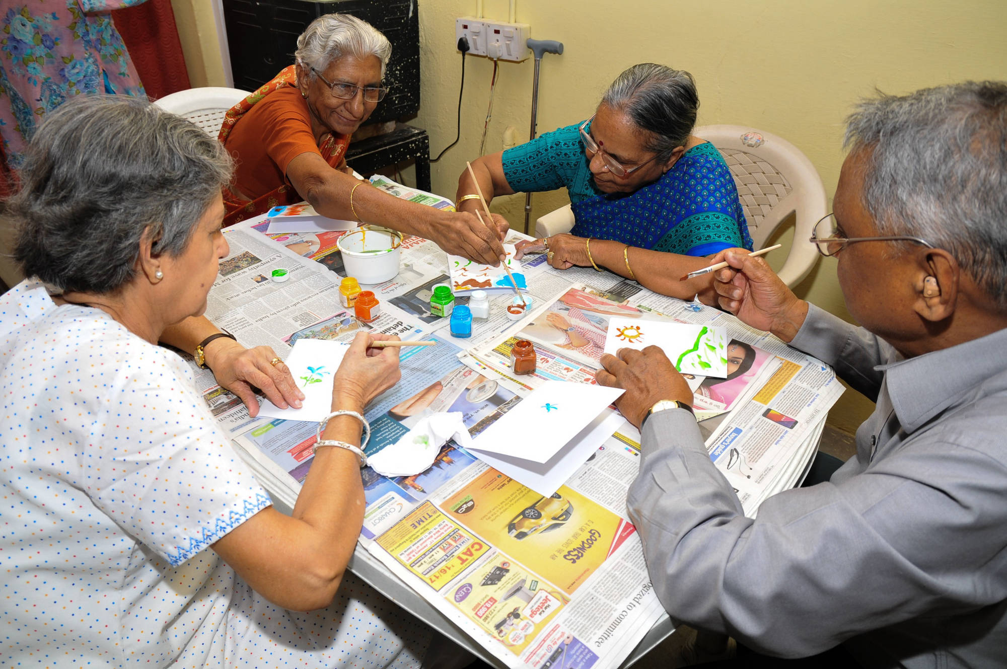 Group activities for our elders at NEEC M